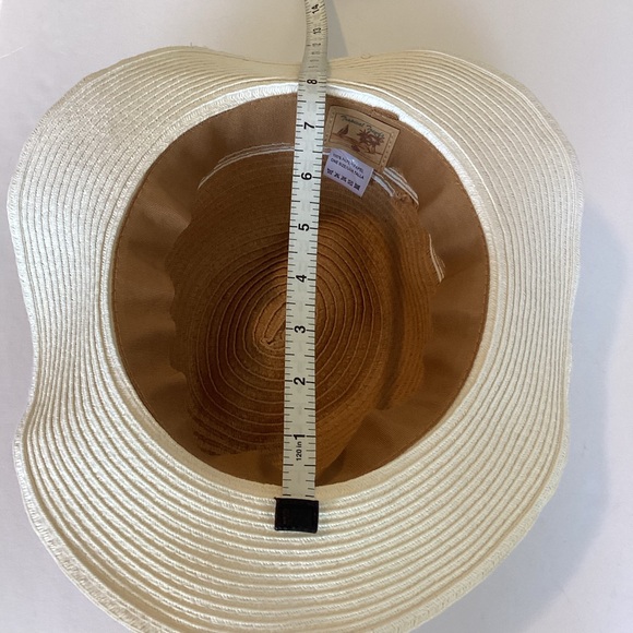 Tropical Trends Straw Hat Unisex One Size Two Tone Panama Floppy Festival Beach - Picture 12 of 13